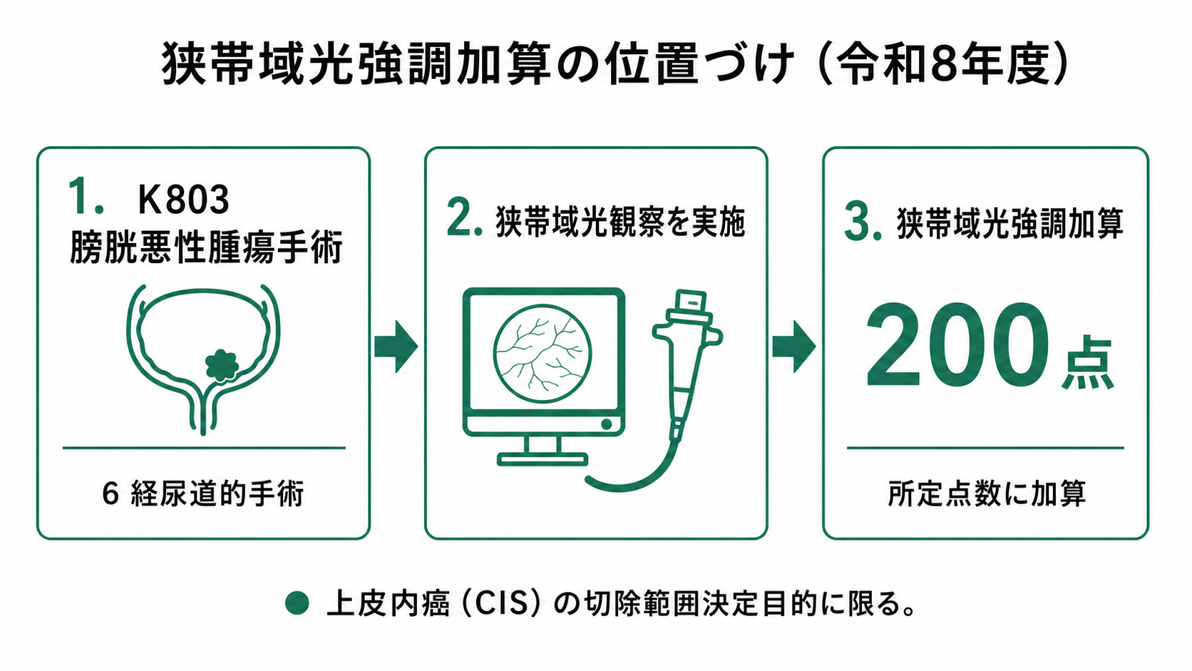 狭帯域光強調加算の位置づけ（令和8年度）
